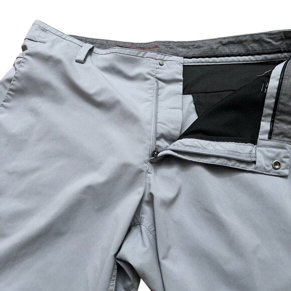 Nike Golf Pants Mens Size 34x32 Tiger Woods TW Adaptive Fit Woven Stretch Gray - Picture 3 of 8